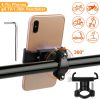MTB Bike Handlebar Phone Holder Stand Aluminum Alloy Bicycle Phone Bracket 360° Rotation Motorcycle Phone Mount For 4-7 Inch Phone