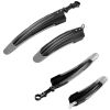 Bicycle Fender Set Adjustable Front Rear Mud Guard Mountain Bike Mudguards Splashboard Fit for 24\'\'-26\'\' Bikes