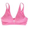 Women Deep V-Neck Sports Bras U-Shaped Back Sport Bras Padded Strappy Crop Open Back Low Impact Bras Sexy Fitness Tank Tops with Removable Pads for Gy