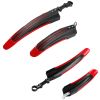Bicycle Fender Set Adjustable Front Rear Mud Guard Mountain Bike Mudguards Splashboard Fit for 24\'\'-26\'\' Bikes