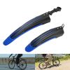 Bicycle Fender Set Adjustable Front Rear Mud Guard Mountain Bike Mudguards Splashboard Fit for 24\'\'-26\'\' Bikes