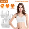 3 Pack Sport Bras For Women Seamless Wire-free Bra Light Support Tank Tops For Fitness Workout Sports Yoga Sleep Wearing