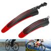 Bicycle Fender Set Adjustable Front Rear Mud Guard Mountain Bike Mudguards Splashboard Fit for 24\'\'-26\'\' Bikes