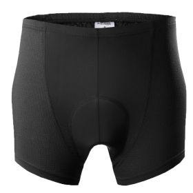Men\'s Cycling Underwear Shorts 3D Padded Bike Underwear Shorts Breathable Moisture Absorbing Quick Dry (Option: M)