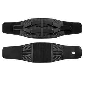 Back Support Brace Breathable Mesh Lumbar Support Belt Adjustable Lower Back Brace with Stays and Springs for Pain Relief for Men Women (Option: M)