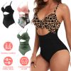 Women’s One Piece Swimsuit Beachwear Swimwear Tummy Control Cutout High Waist Bathing Suit Wrap