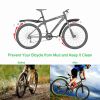 Bicycle Fender Set Adjustable Front Rear Mud Guard Mountain Bike Mudguards Splashboard Fit for 24\'\'-26\'\' Bikes