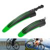 Bicycle Fender Set Adjustable Front Rear Mud Guard Mountain Bike Mudguards Splashboard Fit for 24\'\'-26\'\' Bikes