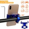 MTB Bike Handlebar Phone Holder Stand Aluminum Alloy Bicycle Phone Bracket 360° Rotation Motorcycle Phone Mount For 4-7 Inch Phone